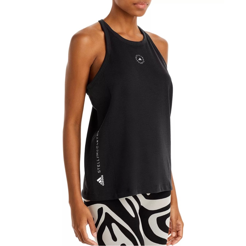 NWT Adidas by Stella McCartney Black Racerback Tank, Size L